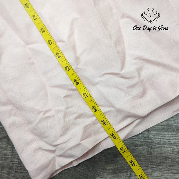 Positive Attitude Button Front Short Sleeve Linen Midi Dress Size 14 - Picture 6 of 7